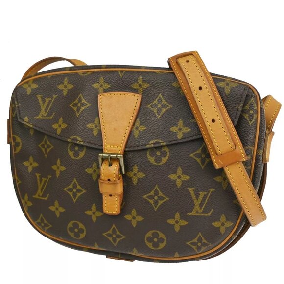 LOUIS VUITTON Jeune Fille MM Shoulder Bag Monogram Leather Brown M51226 34YE068 - Picture 1 of 15
